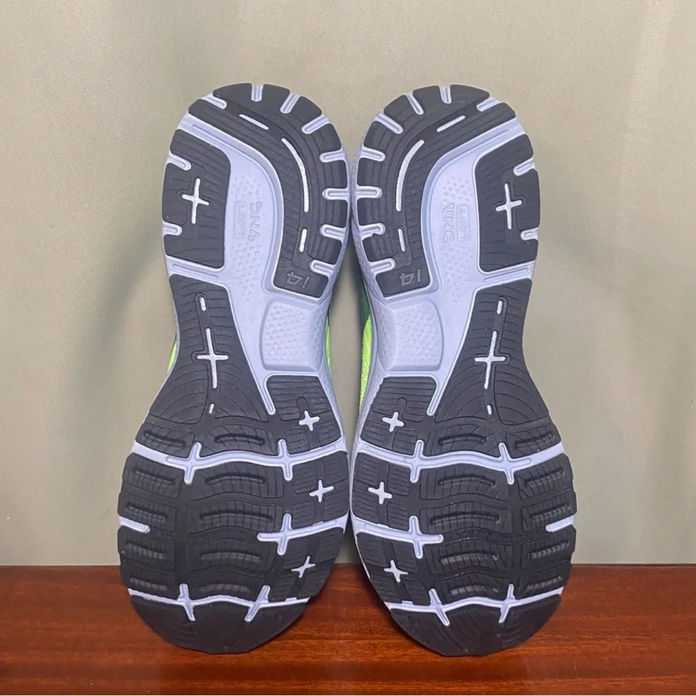 Brooks Ghost 14 Green Running Shoes Men's Size 9.5 M - Picture 5 of 7